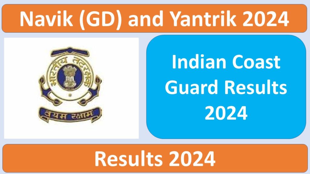 Indian Coast Guard Results 2024