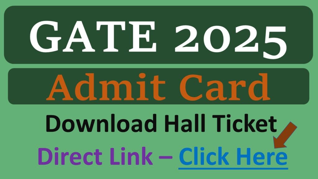 Gate Exam Admit Card